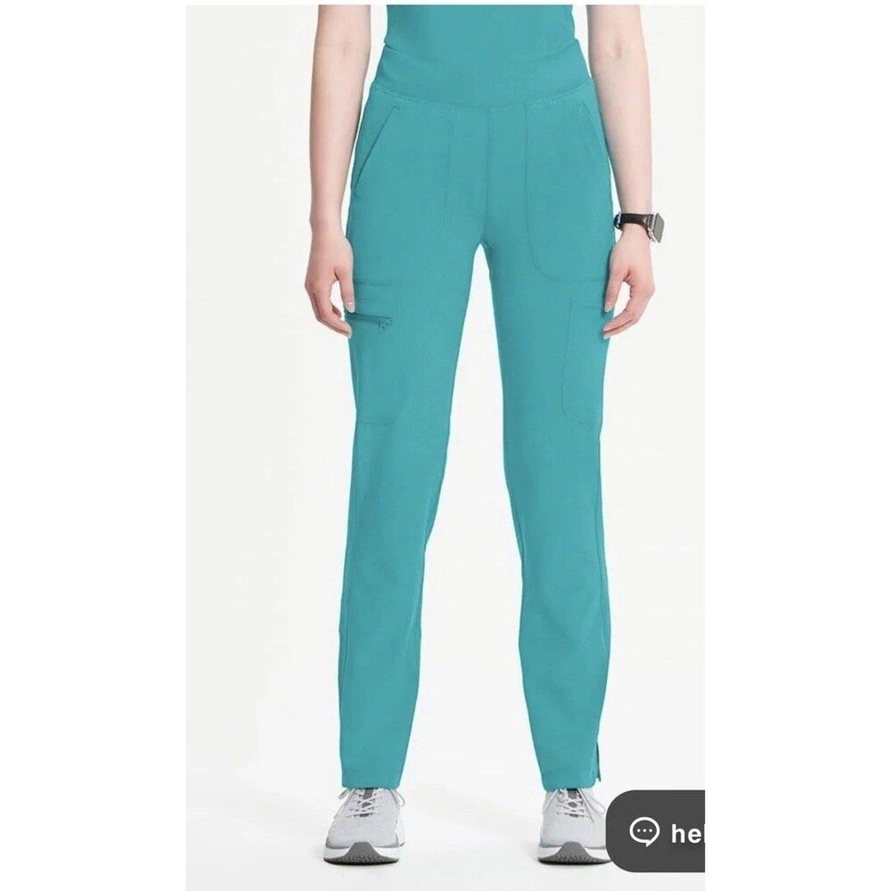 Cherokee Infinity Women’s Mid-Rise Teal, X-Small Petite, NWT